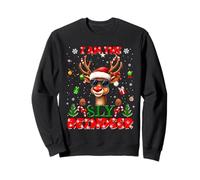 I'm The Sly Reindeer Christmas Outfit Funny Xmas Sudadera