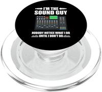 I'm The Sound Guy Nobody Ingeniero de Sonido PopSockets PopGrip para MagSafe