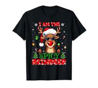 I'm The Spicy Reindeer Christmas Outfit Funny Xmas Camiseta