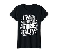 I'm The Tire Guy Reparación Mecánica |- Camiseta gráfica económica, Mujer, Negro, S
