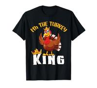 I'm The Turkey King Thanksgiving Thankful For Family Camiseta