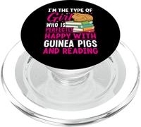 Im The Type of Girl Who Is Perfectly Happy with Guinea Pigs PopSockets PopGrip para MagSafe