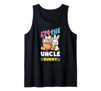 I'm The Uncle Bunny Egg Hunting Familia Matching Easter Camiseta sin Mangas