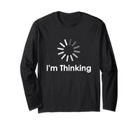 I'm Thinking Fun tee Shirts, Funny Sarcastic Humor Thinking Manga Larga