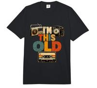 I'm This Old Funny Retro Nostalgia Throwback 80's Vibe Fun Comfort Colors Adult Heavyweight T-Shirt