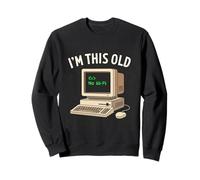 I'm This Old No WiFi Retro Computer Nerd Funny Tech Humor Sudadera