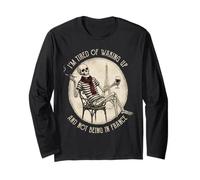 I'm Tired of Waking up and Not Being in France Skeleton Manga Larga