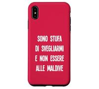 I'm Tired of Waking up and Not Being in The Maldives Carcasa para iPhone XS MAX