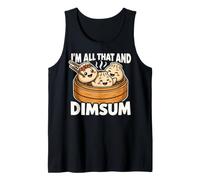 Im Todo Eso Y Dimsum Divertido Asiático Comida Juego de Palabras Vector Illustrat Camiseta sin Mangas