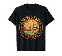 I'm Too Lazy To Be Lazy Estado de ánimo de procrastinación Camiseta