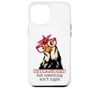 Im Undiagnosed But Something Ain't Right Funny Crazy Chicken Carcasa para iPhone 12 Pro Max