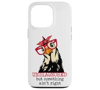 Im Undiagnosed But Something Ain't Right Funny Crazy Chicken Carcasa para iPhone 13 Pro