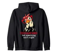 I'm Undiagnosed But Something Aint Right Funny Crazy Chicken Sudadera con Capucha