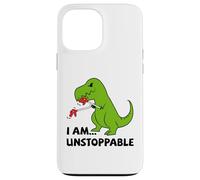 I'M UNSTOPPABLE T-rex Dinosaurio divertido lindo moderno Carcasa para iPhone 13 Pro Max