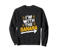 I'm With The Banana Costume Matching Couple Sudadera