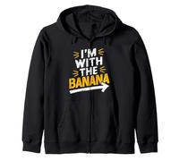 I'm With The Banana Costume Matching Couple Sudadera con Capucha