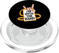Im with The Band Rock On Music - Cita para fanáticos PopSockets PopGrip para MagSafe