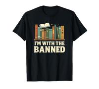 I'm with The Banned Book Lover Library Graphic Camiseta