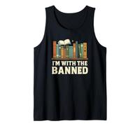 I'm with The Banned Book Lover Library Graphic Camiseta sin Mangas