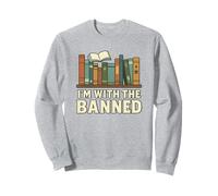 I'm with The Banned Book Lover Library Graphic Sudadera