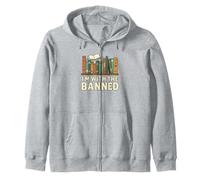 I'm with The Banned Book Lover Library Graphic Sudadera con Capucha