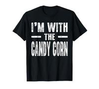 I'm with The Candy Corn Couples Matching Halloween Costume Camiseta