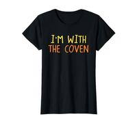 Im with The Coven Halloween Funny Witch Spooky Season Mujeres Camiseta