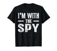 I'm with The Spy Couples Matching Easy Halloween Costume Camiseta