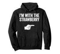 I'm with The Strawberry - Camiseta a Juego con diseño de Fresa Sudadera con Capucha