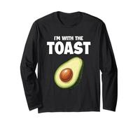 I'm with The Toast - Pareja de Disfraces de Halloween a Juego Manga Larga