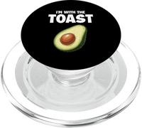 I'm with The Toast - Pareja de Disfraces de Halloween a Juego PopSockets PopGrip para MagSafe