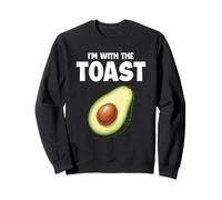 I'm with The Toast - Pareja de Disfraces de Halloween a Juego Sudadera