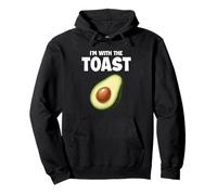 I'm with The Toast - Pareja de Disfraces de Halloween a Juego Sudadera con Capucha