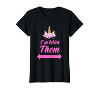 I'm With Them Swinger Lifestyle Travieso Adulto Humor Gráfico Camiseta