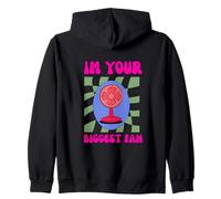 Im Your Biggest Fan Funny Positivo Juego de Palabras Sudadera con Capucha