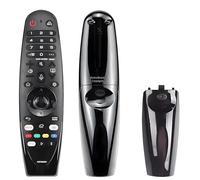 im77r Magic Control Mando a Distancia Universal MR20GA Compatible para Smart TV LG 2020, apunta y navega, Rueda de Scroll, Teclado numérico, Botones Compatibles Netflix, Prime Video, Color Negro