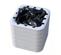 Imaboie Anillos de recambio oficiales para bote de basura automático autosellante y cambiante, anillos de repuesto duraderos para cubo de basura inteligente, paquete de 6 anillos de recambio, color