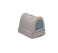 Imac - Bandeja Higiénica Arenero Cubierto WC Gatos Zuma 40 x 42,5 x 56 cm Gris, Caja de Arena Sanitaria, Ideal para Gatos, Higiene y Comodidad Garantizada