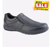 Imac Denman ZAPATOS De Cuero Para Hombre Clásicos Y Cómodos Impermeables Negros