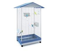 IMAC Jaula Pájaros PERVINCA, Blanco-Azul para Pájaros