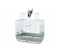 IMAC Jaula Pájaros WILMA, Blanco-Gris para Pájaros
