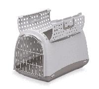 Imac Linus Cabrio Transportín Gris para perros y gatos