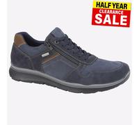IMAC Runcorn Impermeable para Hombre Clásico Casual Zapatos Moda Azul Marino