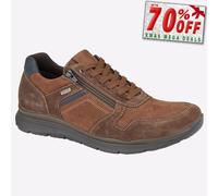 IMAC Runcorn Impermeable Clásico Hombre Moda Informal Zapatos Marrones