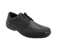 IMAC - Zapatos de piel Modelo Panel Mudguard Hombre caballero - Trabajo / Oficina (42 EUR/Negro)