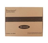 Imachinist M42 131-1/2 pulgadas de largo, 3/4 pulgadas de ancho bimetálico hojas de sierra de banda de corte (8/12TPI)