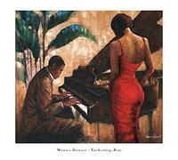 Image Conscious Enchanting Keys de Monica Stewart Romance Piano, 20 x 16 pulgadas