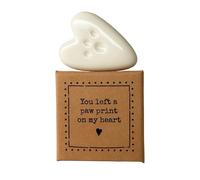 Image Industry You Left A Paw Print On My Heart - Tiny Little Gifts - Memorial para mascotas - Regalos sentimentales