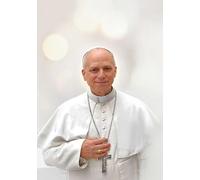 Image prière du pape Léon XIV: Pack de 10 images souples avec prière au dos