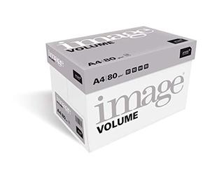 Image Volume - Papel blanco A4 80 g/m² Multifunción - Caja de 5 paq x 500 hojas